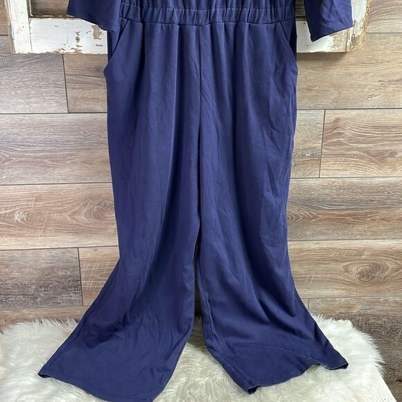 Avon Fashions Jumpsuit Romper Vintage, Ladies Size XL (16), Dark Blue - Picture 4 of 10
